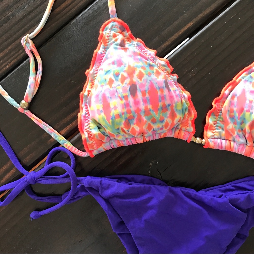 EUC Alé by Alessandra Ambrosio Painted Bikini